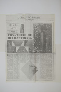 Brasil, arte, anos 50 - Construir ou reconstruir?
