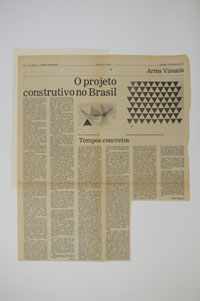 O projeto construtivo no Brasil/ Tempos concretos