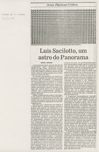 Luiz Sacilotto, um astro do Panorama