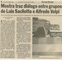 Mostra traz diálogo entre grupos de Luiz Sacilotto e Alfredo Volpi